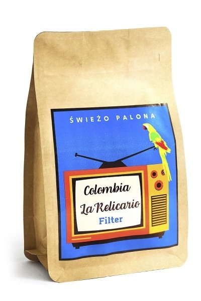 Kawa ziarnista Świeżo Palona Colombia Hulia El Relicario Washed Natural Fermentation 200g - NIEDOSTĘPNY