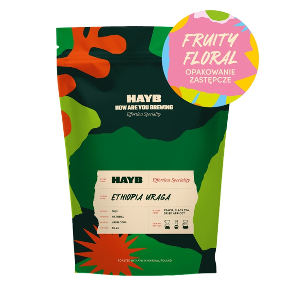 Kawa ziarnista HAYB Ethiopia Uraga Filtr 250g
