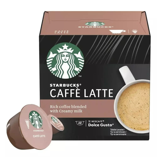 ZESTAW Kapsułki Nescafé Dolce Gusto STARBUCKS® Caffe Latte 3x12 sztuk