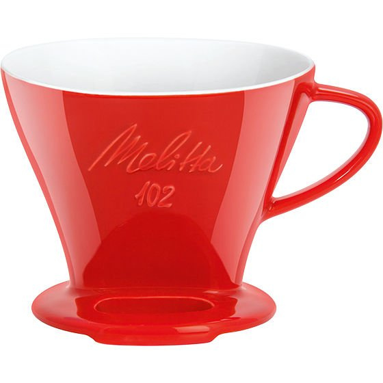 Porcelanowy Drip Melitta 102 - Czerwony 