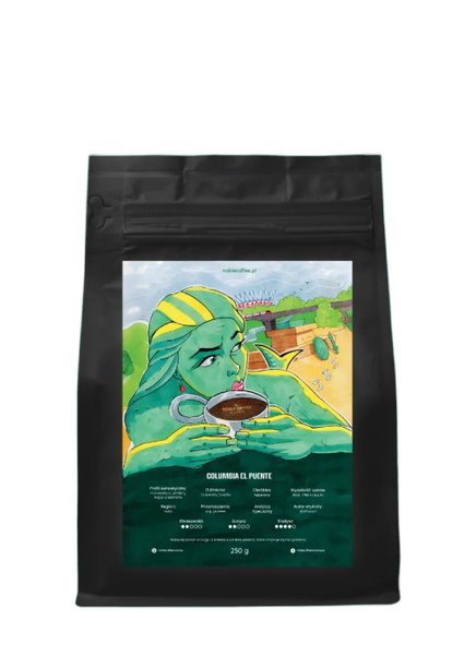 Kawa ziarnista Noble Coffee Columbia El Puente FILTR 250g