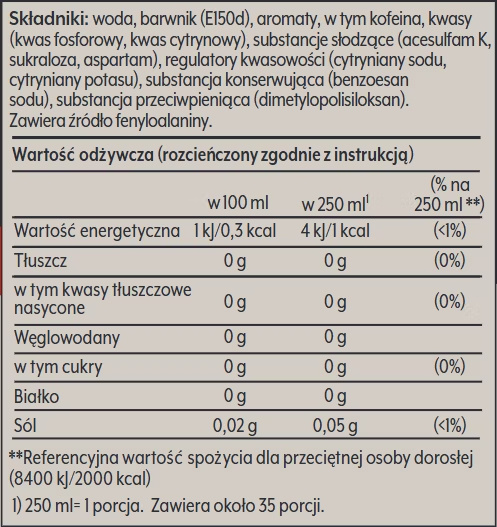 Syrop SodaStream Pepsi Cherry Zero Cukru 440 ml