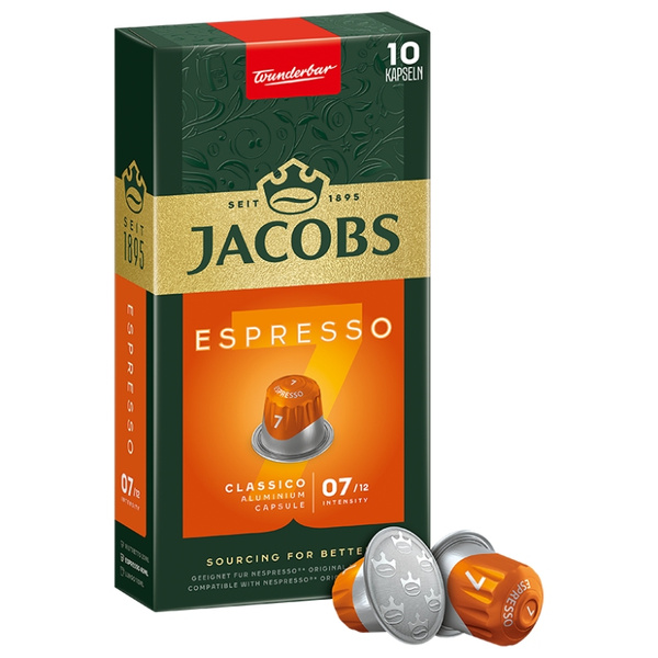 Kapsułki do Nespresso Jacobs Espresso 7 Classico 10 szt.