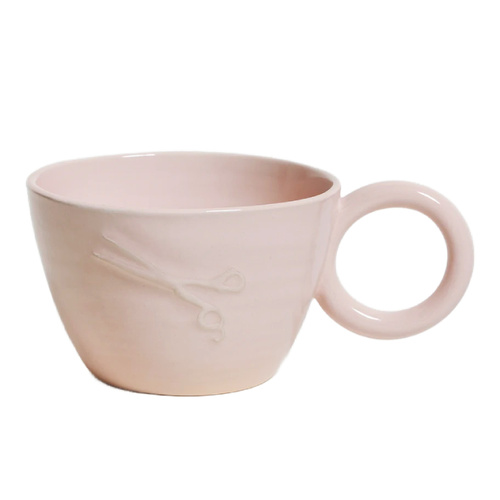 Ceramiczny kubek fryzjera POTPOTSTUDIO - Pastel 350 ml - opinie w konesso.pl