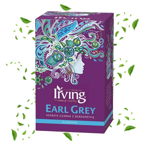 Herbata czarna Irving Earl Grey koperty 20x1,5g - opinie w konesso.pl