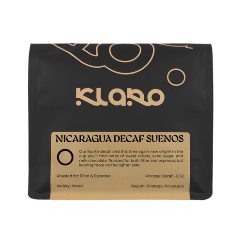 Kawa ziarnista Klaro Nikaragua Decaf Suenos Omni 250g - kawa bezkofeinowa