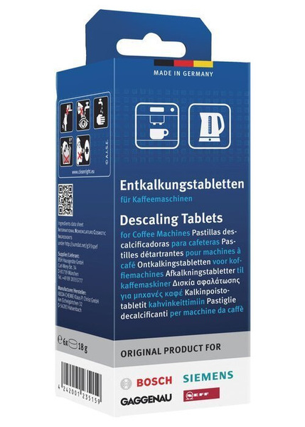 OUTLET - Tabletki odkamieniające Bosch / Siemens 311864 - 6szt