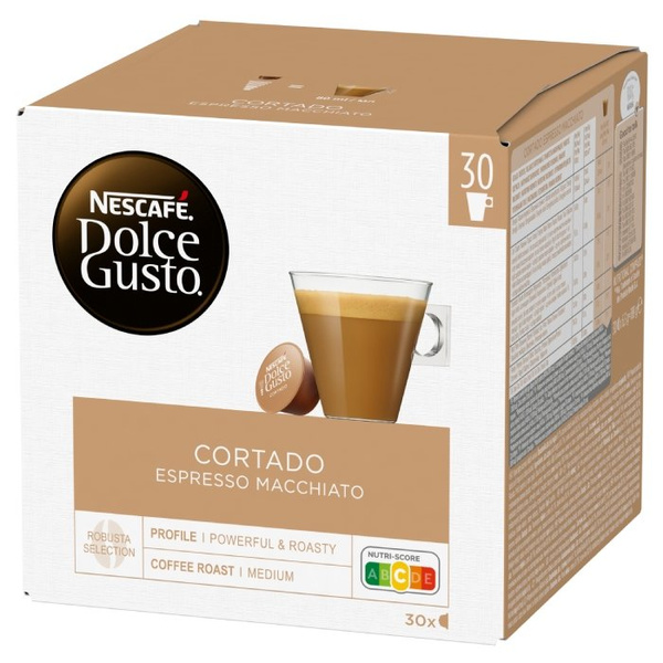 OUTLET - Kapsułki Nescafé Dolce Gusto Cortado Espresso Macchiato 30 sztuk