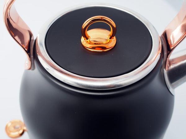 OUTLET - Czajnik elektryczny Haden Heritage 1,7l - Czarno-miedziany