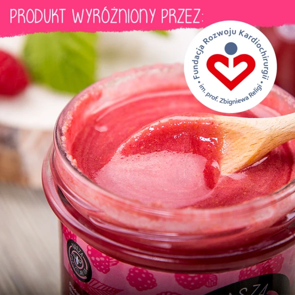 Miód z maliną Nasza Pszczelarnia 420g