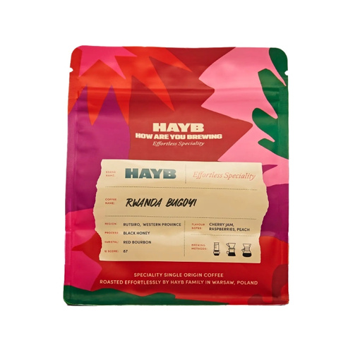 Kawa ziarnista HAYB Rwanda Bugoyi Filtr 250g