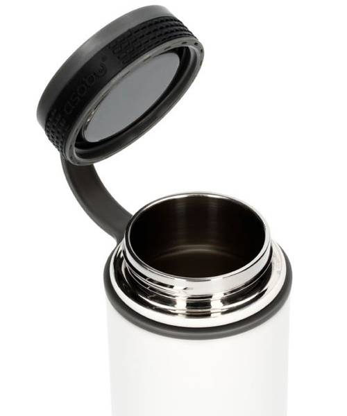 Asobu Alpine Flask - biała buutelka termiczna 530 ml - NIEDOSTĘPNY