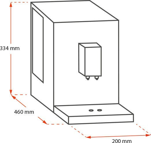 OUTLET 15949 - Ekspres do kawy Melitta Purista F23/0-101 - srebrno czarny