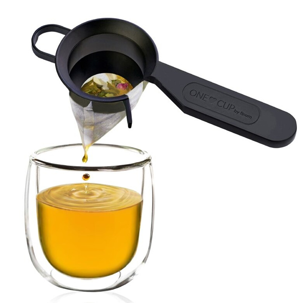 Zestaw do filiżanki Finum TeaCup Set - Uchwyt + filtry 60szt.