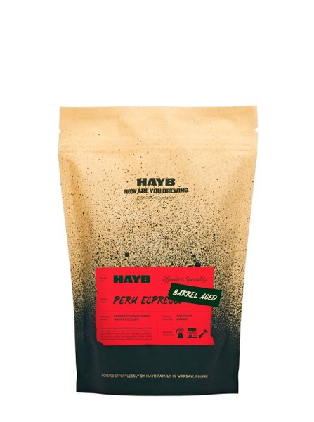 Kawa ziarnista HAYB Peru Cajamarca Barrel Aged 250g - NIEDOSTĘPNY