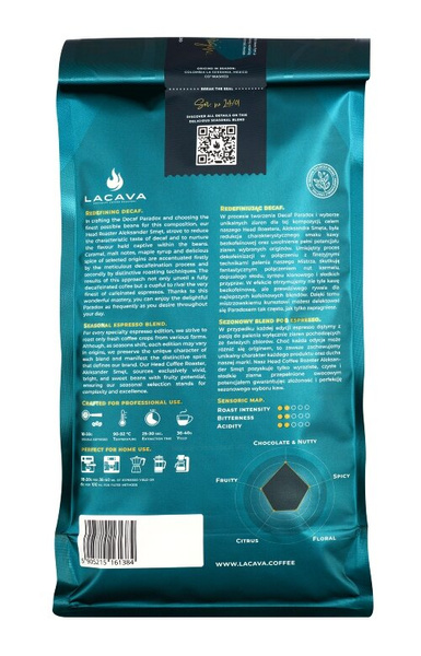 Kawa ziarnista LaCava Decaf Paradox Bezkofeinowa 1kg
