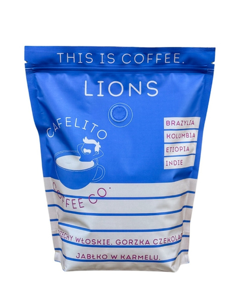 Kawa ziarnista Cafelito Lions 1kg