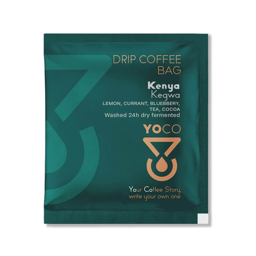 Drip Bag Coffee YoCo Coffee Kenya Kegwa 20x12g