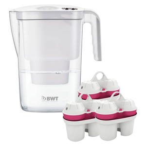 Dzbanek filtrujący wodę BWT Vida 2.6 l Biały - manualny z 3 wkładami Mg2+