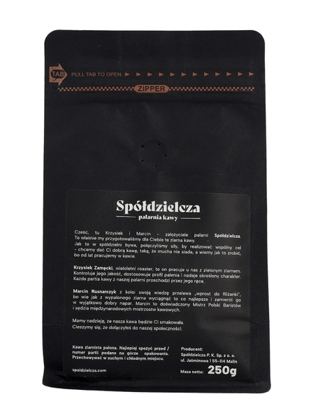 Kawa ziarnista MRC. Rwanda 250g