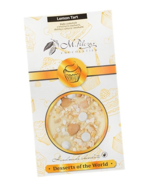 Biała czekolada M.Pelczar Chocolatier Desery Świata - Lemon Tart 50g