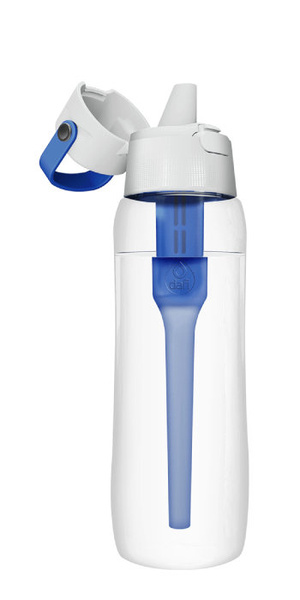 Butelka filtrująca wodę Dafi SOLID 0,7 l + filtr węglowy - Niebieska