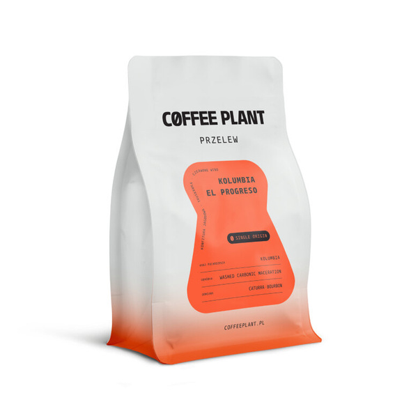 Kawa ziarnista COFFEE PLANT Kolumbia El Progreso 250g – NIEDOSTĘPNY