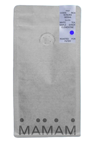 Kawa ziarnista MAMAM Costa Rica Sonora Geisha Filter 250g