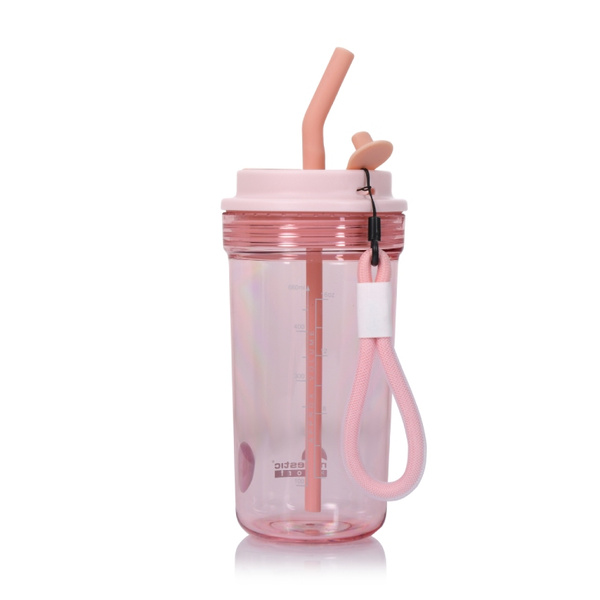 Butelka na wodę Majestic Sport Mia 680 ml - Różowa