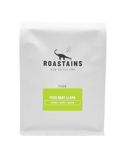 Kawa ziarnista Roastains Peru Baby Llama FILTR 250g - NIEDOSTĘPNY