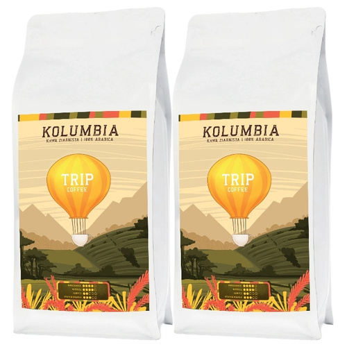 ZESTAW - Kawa ziarnista Trip Coffee Kolumbia 2x1kg