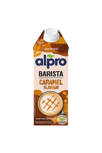 ZESTAW - Alpro Barista Caramel Owsiano-Sojowe Karmelowe 8x750ml