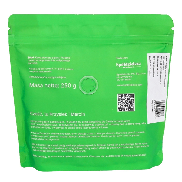 Kawa ziarnista KWH Ethiopia Guji Tero Farm 250g