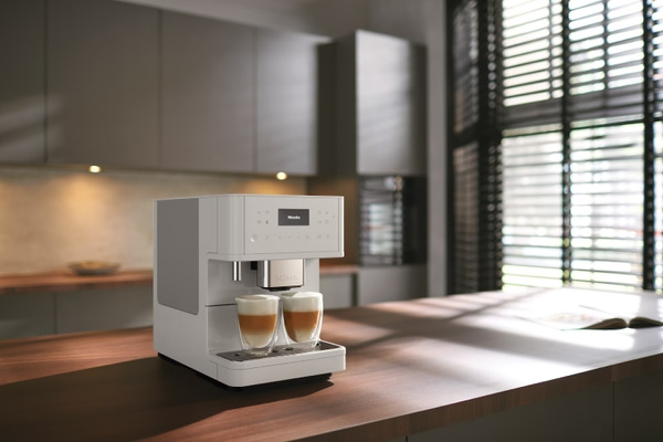 Ekspres do kawy Miele CM 6160 MilkPerfection 12131210 - Biały Lotos + GRATIS 3KG KAWY