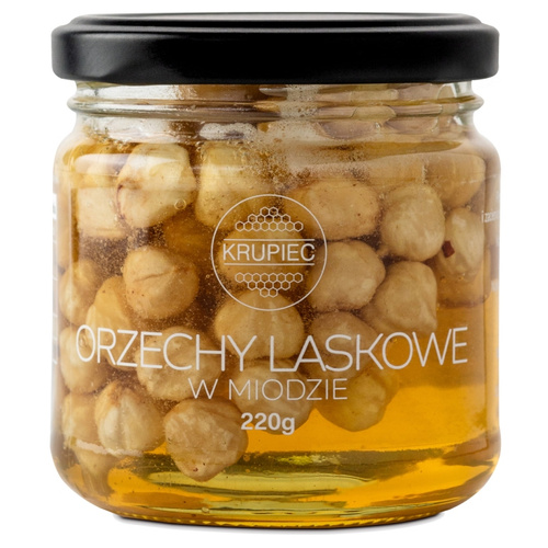 Orzechy laskowe w miodzie Krupiec 220g