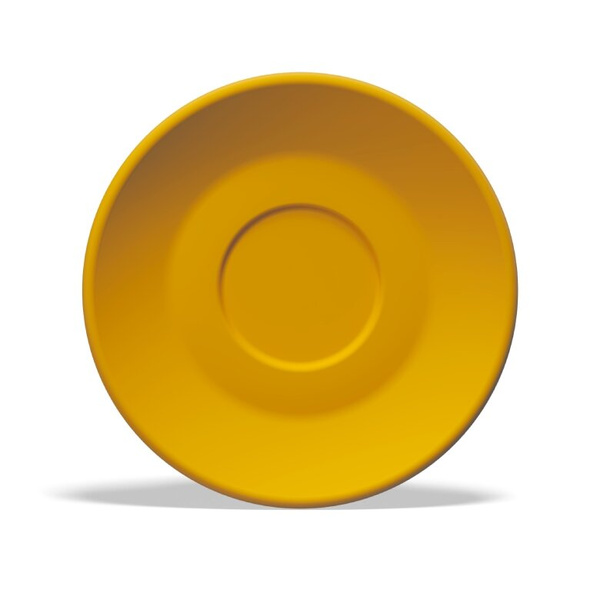 Filiżanka do cappuccino Club House Tulipano 210 ml - Żółta