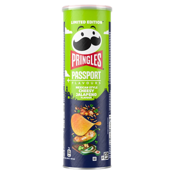 Chipsy Pringles Mexican Style Cheesy Jalapeno 165g