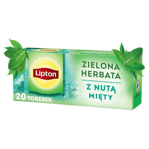 Zielona herbata Lipton z nutą mięty 20x1,3g