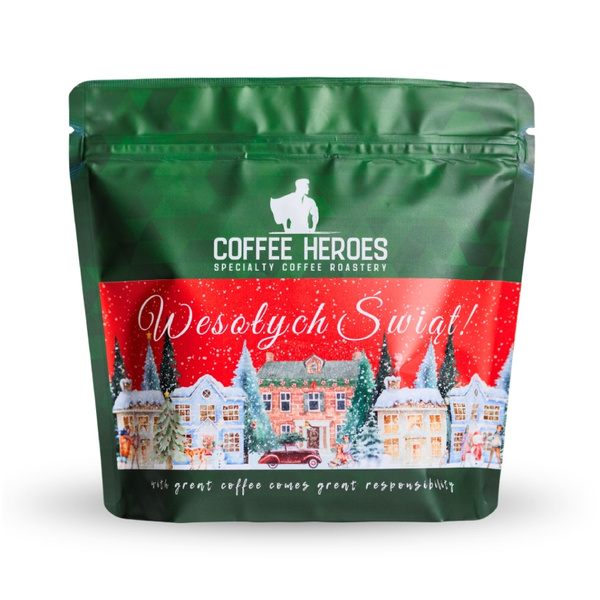 Kawa ziarnista Coffee Heroes Świąteczna Brazylia Santos 250g