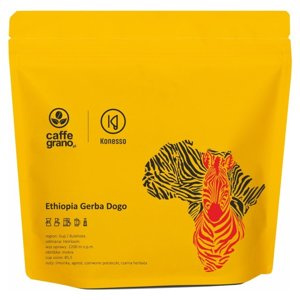 Kawa ziarnista Caffe Grano X Konesso Ethiopia Gerba Dogo 250g - NIEDOSTĘPNY - opinie w konesso.pl