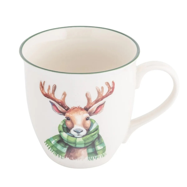 Kubek świąteczny Altom Design Renifer 630 ml