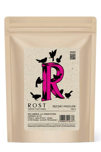 Kawa ziarnista ROST Kolumbia La Argentina Filtr 250g – NIEDOSTĘPNY