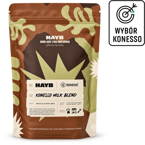 Kawa ziarnista HAYB Konesso Milk Blend 250g