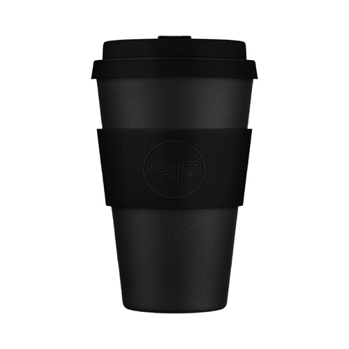 Kubek na wynos Ecoffee Cup Solid Colours Kerr & Napier 400ml - Czarny - opinie w konesso.pl