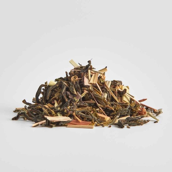 Brown House & Tea - Green tea & Ginger - zielona herbata z imbirem i trawą cytrynową bio 50g - NIEDOSTĘPNY