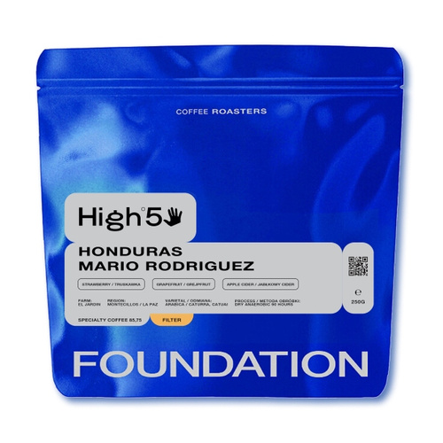 Kawa ziarnista Foundation Coffee Roasters High5 Honduras Mario Rodriguez Filtr 250g
