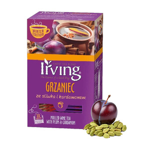 Herbata Irving Grzaniec Owocowy Śliwka z kardamonem 20x4g