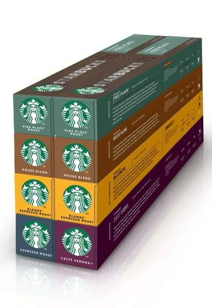 Kapsułki do Nespresso STARBUCKS® Nespresso Mix-Pack 8x10 sztuk - NIEDOSTĘPNY