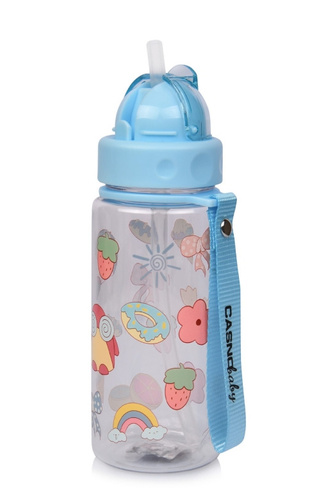 OUTLET - Butelka na wodę dla dzieci Casno Willy 400 ml - Niebieska