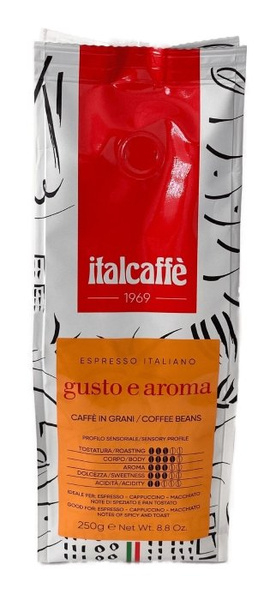 Kawa ziarnista Italcaffe Espresso Italiano Gusto e Aroma 250